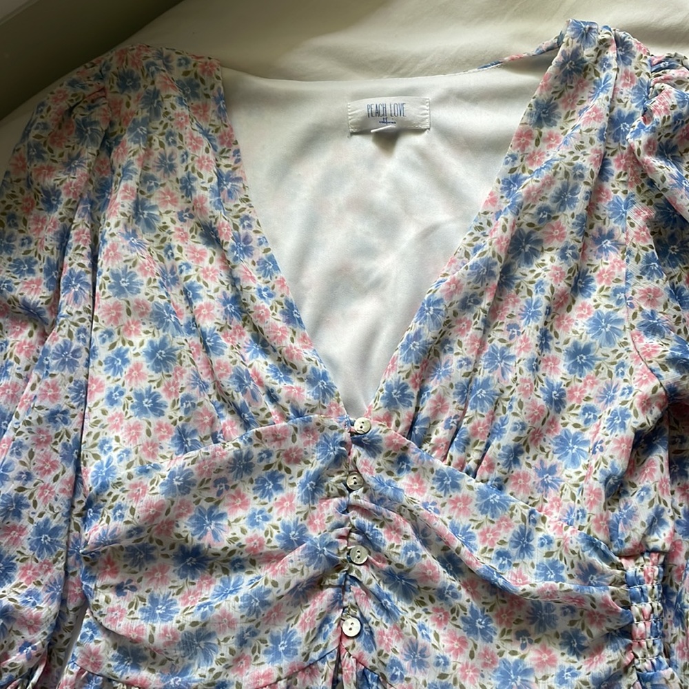 Floral Mini Dress - Picture 2 of 3